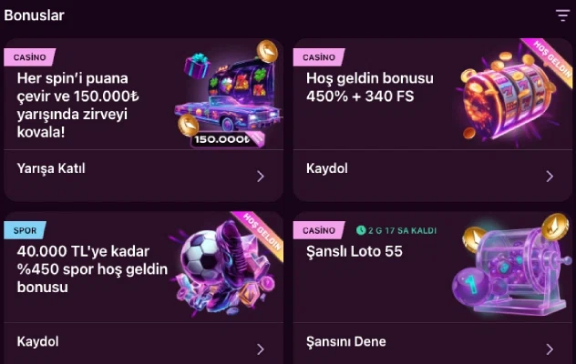 Luks Casino welcome bonus screen
